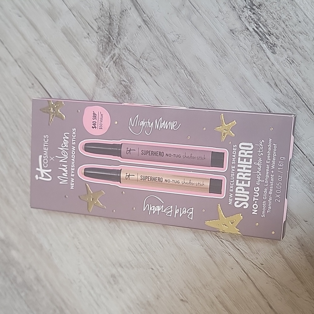 IT Cosmetics x Madi Nelson 2 pc. Superhero No-Tug Eyeshadow Sticks Set